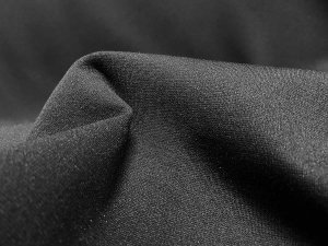 VF224-39 Treat Onyx - Rich Black Firm Ponte Double Knit Fabric