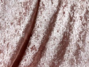 VF225-34 Ohigan Shimmer - Pale Rose Crushed Velvet Fabric