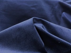 VF226-15 Kir Pinwale - Navy Stretch Cotton Corduroy Fabric