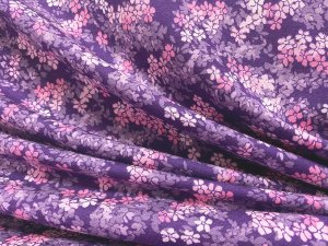 VF226-38 Ponche Meadow - Extra Wide Floral Cotton Jersey All-way Stretch Knit Fabric