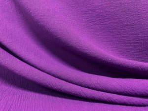 VF233-14 Diverse Eggplant - Plum Lightweight Crinkled Cotton Gauze Fabric