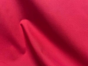 VF234-33 Curing Ruby - Lightweight Red Polyester-Cotton Stretch-Woven Poplin Fabric
