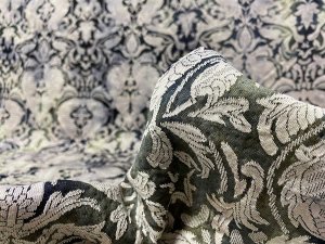 VF235-30 Nature Romance - Novelty Baroque Pattern on Tie-Dye Knit Fabric from Brazil