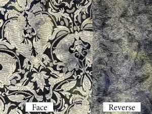 VF235-30 Nature Romance - Novelty Baroque Pattern on Tie-Dye Knit Fabric from Brazil