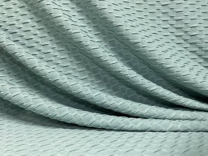 VF241-11 Saint Grid - Seafoam Honeycomb Knit Fabric