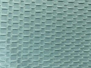 VF241-11 Saint Grid - Seafoam Honeycomb Knit Fabric