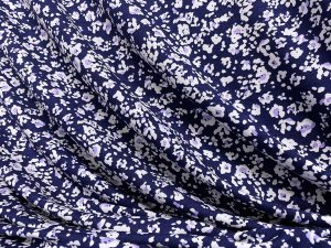 VF252-10 Chaga Blossoms - Extra-wide 67" Rayon Jersey Print Fabric