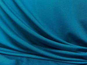 VF252-24 Maitake Blue Solid - Rayon Jersey Knit Companion Fabric