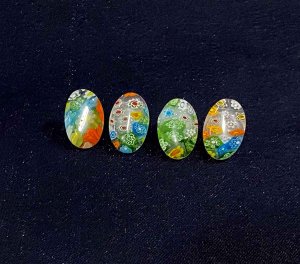 Millefiori Shank Button