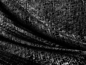 VF254-45 Roman Twinkle - Black Quilted Poly-Cotton Double-knit Fabric with Silver Accents