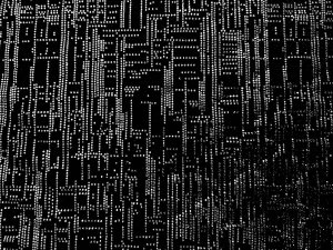 VF254-45 Roman Twinkle - Black Quilted Poly-Cotton Double-knit Fabric with Silver Accents