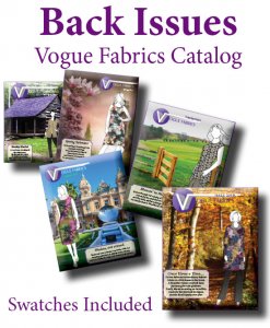 Back Issue - Vogue Fabrics By Mail Fabric Swatch Catalog