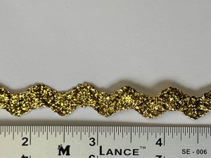 Metallic Trim 104T03 Gold 7/16" Ric Rac