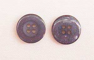 Clothing Buttons - Style C03- 8 per bag- Dk. Grey Shimmer 15mm