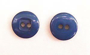 Clothing Buttons - Style C11- 8 per bag- Peacock 15mm