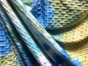 Honeycomb Knit - Jonny Teal Tie-Dye