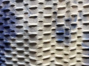 Honeycomb Knit - Veesh Blue Tie-Dye Textured Knit Fabric