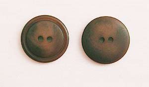Clothing Buttons - Style D03- 6 per bag- Mink 23mm