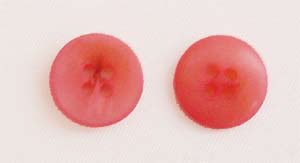 Clothing Buttons - Style E02- 8 per bag- Candy Pink 15mm