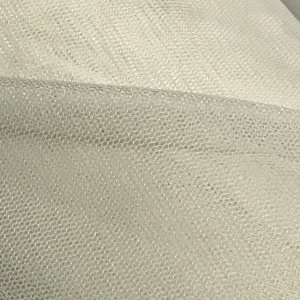 Superfine English Net - Dark Ivory Netting Fabric