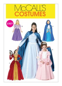 McCall's Sewing Pattern M6420 - Women's and Children's Medieval and Cosplay Storybook Princess Costume