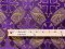 Metallic Church Brocade Fabric - 1914 Purple-Gold