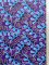 African Wax Print Cotton Fabric - Joyous Print Purple-Black-Blue