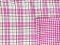 Beachcomber Reversible Cotton Gauze Fabric - Color combo 02 Hot Pink + White