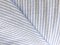 Cotton Seersucker Fabric - Blue-White Stripe