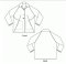 Sewing Workshop Collection - Chicago Jacket pattern drawing front and back