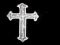 Presbyterian Cross Applique #511558 - White