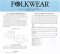 Folkwear #270 Metro Middy Blouse pattern yardge chart