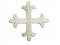 Fleury Patonce Cross #11619 - Silver Metallic