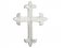Fleury Latin Cross Applique #19953 - Silver Metallic
