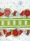 Oilcloth fabric - Reunion in Lime Green