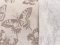 Imported French Terry Knit Fabric - Butterflies Taupe-Grey