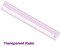 Tailoring Supplies 18" Transparent Ruler #808B -  18 inch x 2 inch Half grid