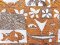 Kahala Linen-Cotton Fabric by Tori Richard - Orange Fish