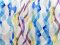 Euro Linen - Watercolor Ribbons - Printed Linen Fabric