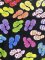 Quilting Cotton Print Fabric - Fun Flops Black