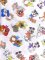 Quilting Cotton Print Fabric - Tossed Go Doggies White