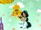 Minky Apparel Plush Fabric - Disney Princess Tossed - Jasmine from Aladdin