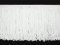Rayon Chainette Fringe - White #1 - 15 inch