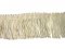 Rayon Chainette Fringe - Ivory #26 - 2 inch