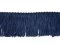 Wholesale Rayon Chainette Fringe - Navy #21 - 4 inch  -   36 yards