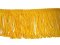 Rayon Chainette Fringe - Flag Gold #16, 6 inch