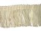 Wholesale Rayon Chainette Fringe - Ivory #26, 9 inch  -  18 yards