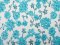 Envy Sequin Netting - Ribbon Embroidered Sequin Tulle Fabric - Turquoise
