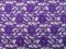 Wholesale Floral Lace - Purple,  25 yards