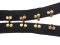 Wholesale Jumbo Hook & Eye Tape - Black with Antique Brass - 25yds